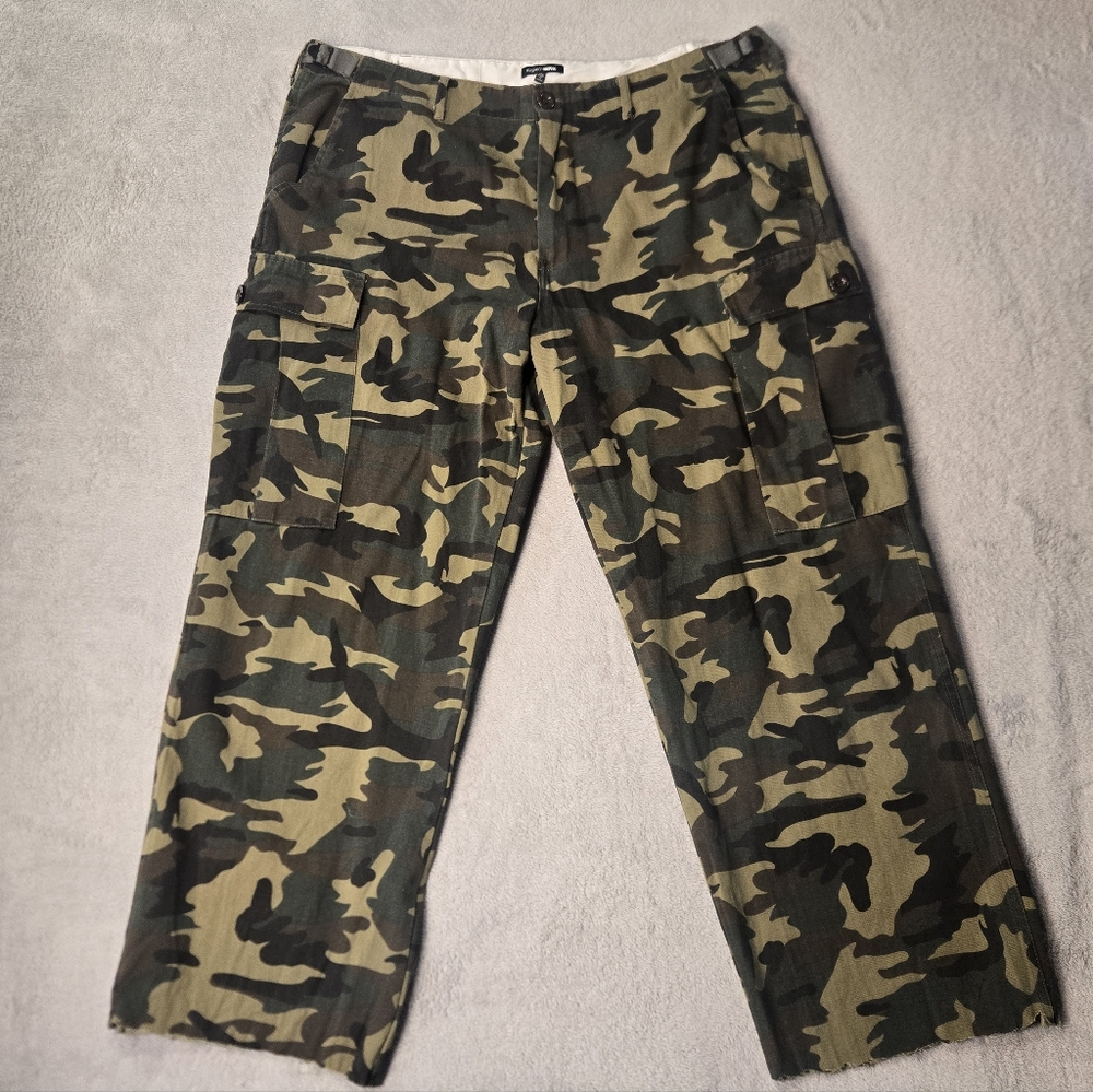 XL Baggy Camo Carpentar Military Utility Pants Women's Pockets Fashion Nova